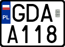 License plates of Poland, Special vehicles and motorcycles