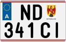 License plate of Austria, Regular plates