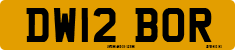 License plate of the United Kingdom, 2001 year system