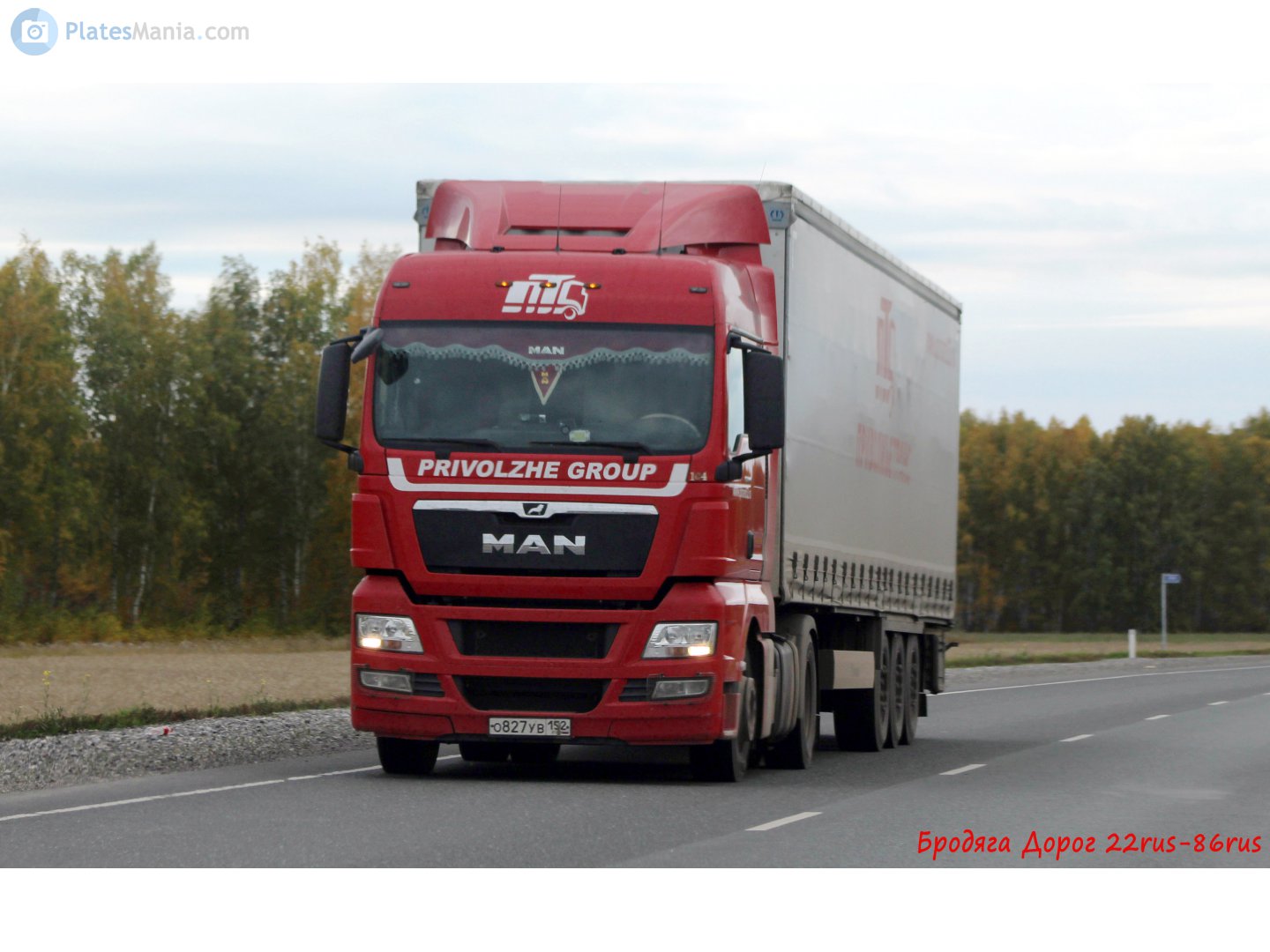 о 827 ув 152, MAN TGX 1st gen, 2007–2021