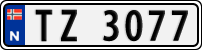 License plate of Norway, Trailers, motorcycles, special vehicles