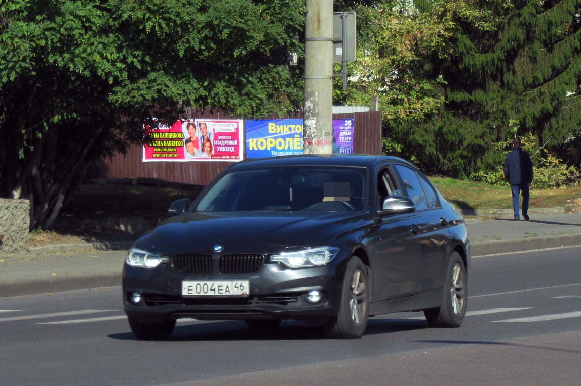 е 004 еа 46, BMW 3 Series 6th gen Sedan (F30/F35), 2011–2019