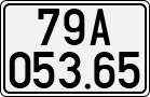 License plate of Vietnam, Cars
