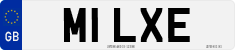 License plate of the United Kingdom, 1983 year system