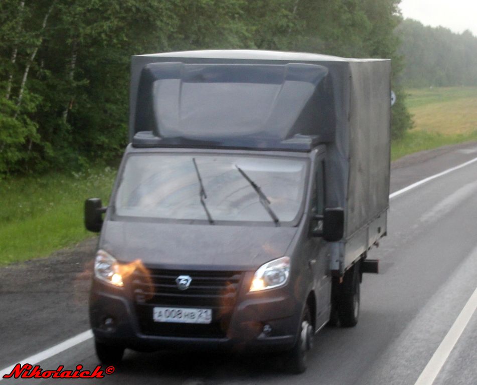 а 008 нв 21, GAZ ГАЗель Next Single Cab Truck (A21, A23, C41), 2013–