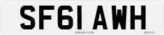 License plate of the United Kingdom, 2001 year system