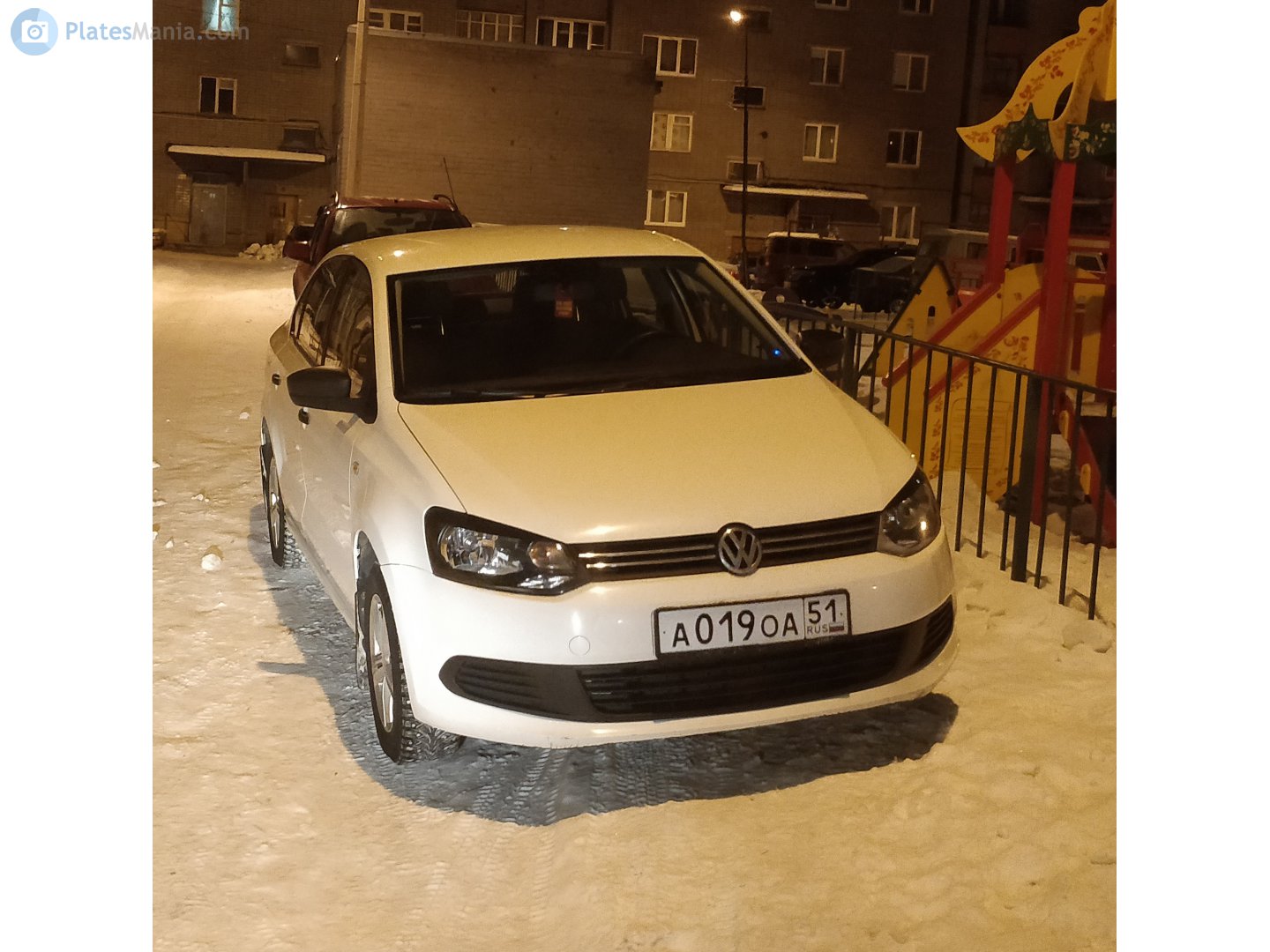 а 019 оа 51, Volkswagen Polo 5th gen Sedan (A05), 2010­–2015