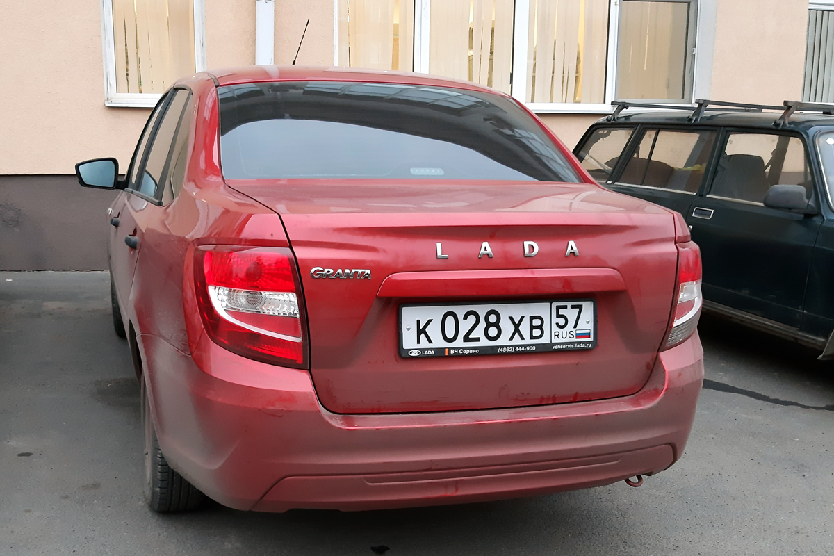 к 028 хв 57, Lada (VAZ) 2190 Granta 2190, facelift, 2018–