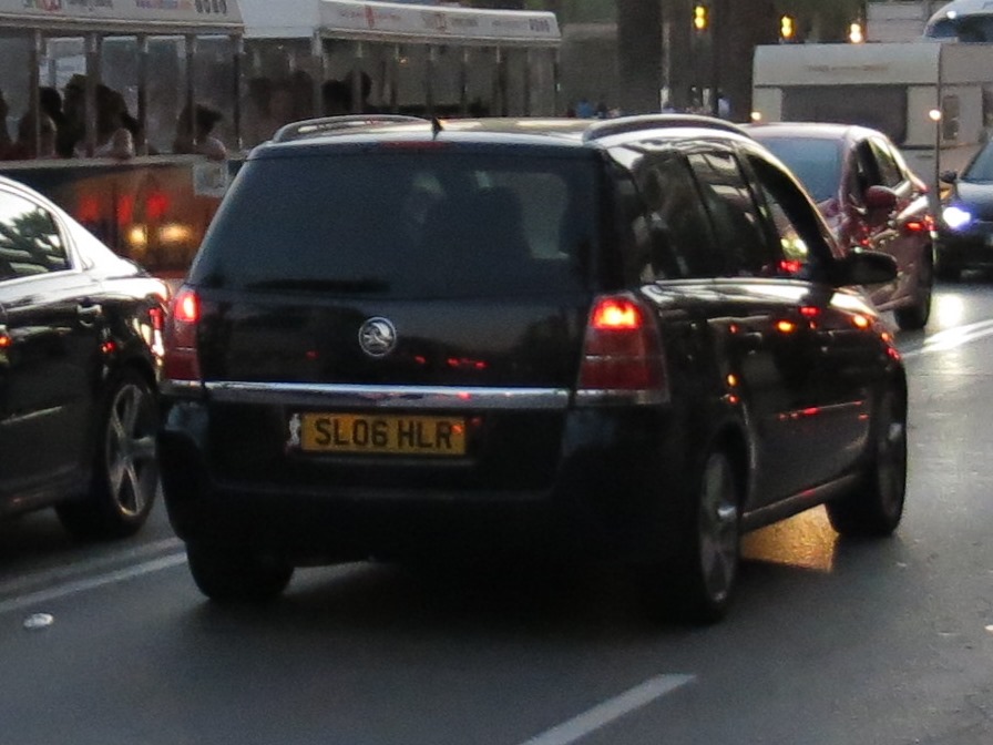 SL06HLR, Vauxhall Zafira 2nd gen (B; A05), 2005–2014