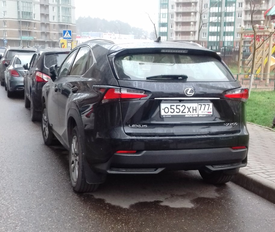 о 552 хн 777, Lexus NX 1st gen (AZ10), 2014–2021 (don't set)