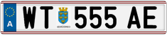 License plate of Austria, Regular plates