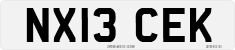 License plate of the United Kingdom, 2001 year system