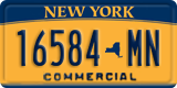 New York, Specialty plates (12345-AB)