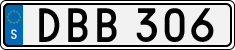 License plate of Sweden, Regular plates