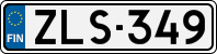License plate of Finland, Cars