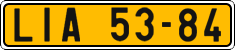 License plate of the Czech Republic, Commercial vehicles (1960)