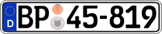 German license plate, Authorities and federal agencies