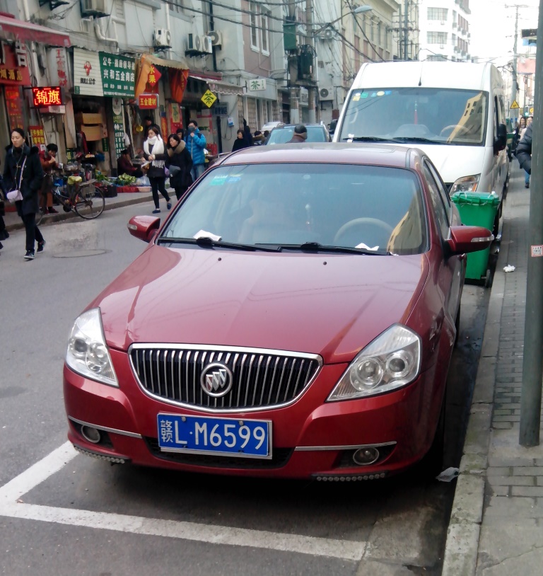 赣L·M6599, Buick Excelle 1st gen Sedan (J200; CN-market), facelift, 2008–2016