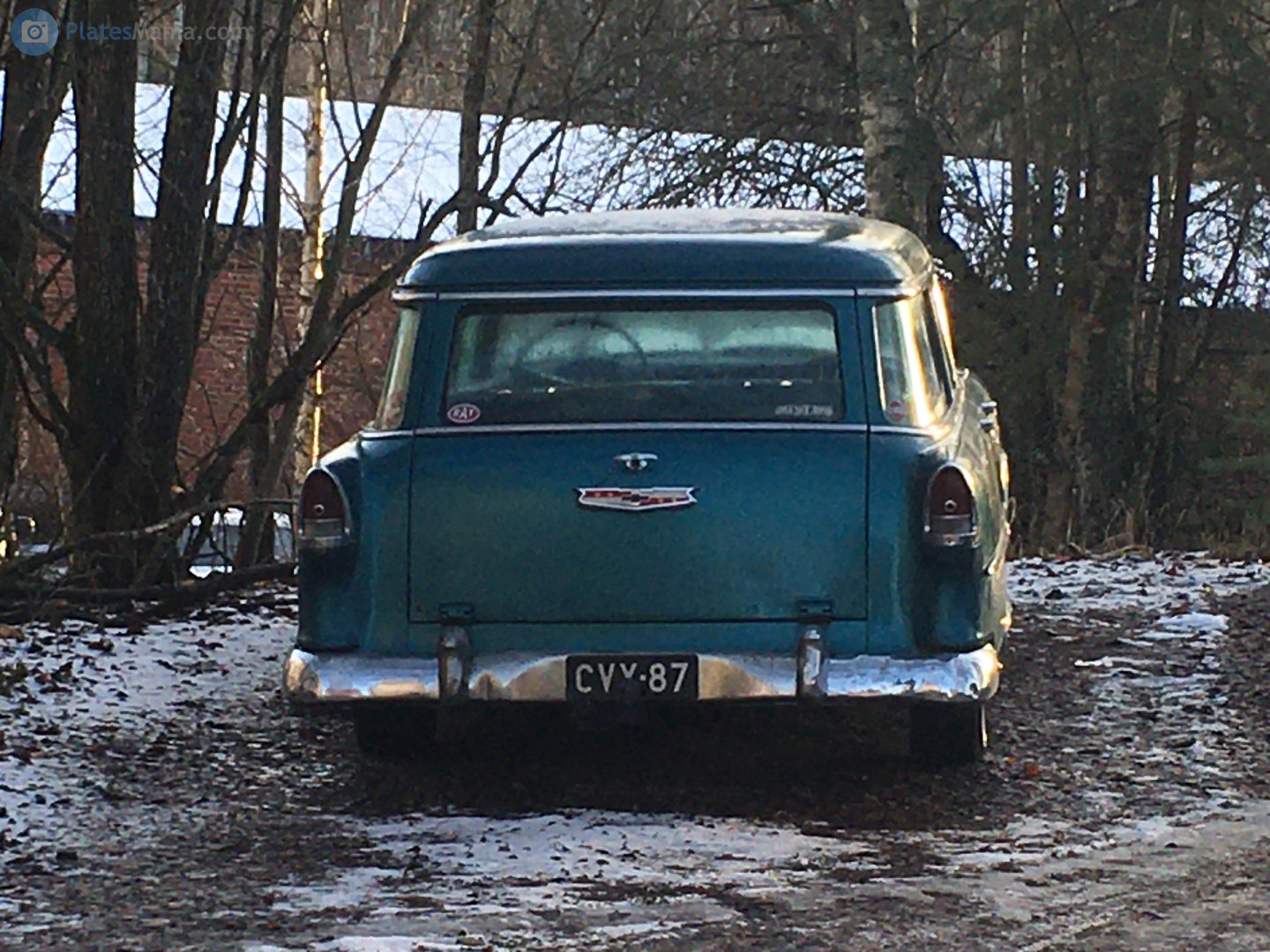 CVY-87, Chevrolet Townsman 1st gen 1955 (210/Bel Air) (2409/2419; A-body), 1st facelift, 1954–1955