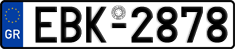 License plate of Greece, Cars