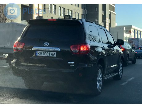 KB 0001 AA, Toyota Sequoia