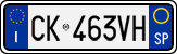 License plate of Italy, Cars (1994 year series)