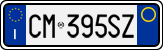 License plate of Italy, Cars (1994 year series)