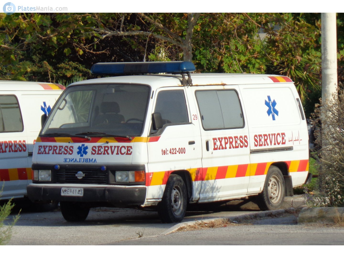 NBE-4143, Nissan Urvan 2nd gen (E24), 1986-2001