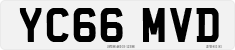 License plate of the United Kingdom, 2001 year system