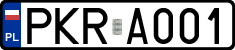 License plates of Poland, Regular car plates