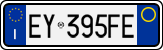 License plate of Italy, Cars (1994 year series)