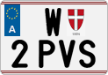 License plate of Austria, Regular plates