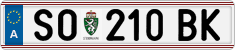 License plate of Austria, Regular plates