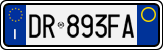License plate of Italy, Cars (1994 year series)