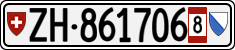 License plate of Switzerland, Provisional