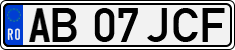 License plate of Romania, Regular plates