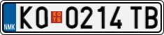 License plate of North Macedonia, Regular plates (2012)