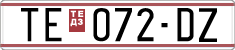 License plate of North Macedonia, Regular plates (1993)