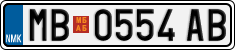 License plate of North Macedonia, Regular plates (2012)