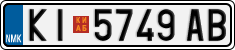 License plate of North Macedonia, Regular plates (2012)