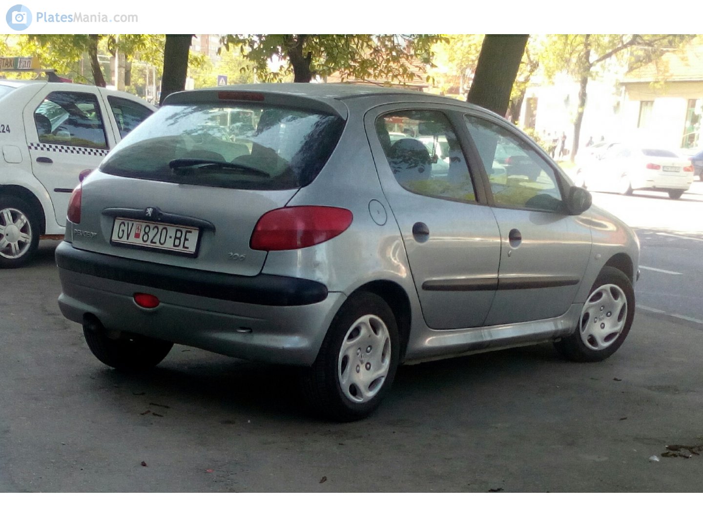 GV 820-BE, Peugeot 206 1st gen 5-door Hatch (T11), 1998–2009 (–2012 for IR-market)