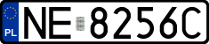 License plates of Poland, Regular car plates