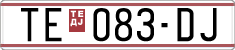 License plate of North Macedonia, Regular plates (1993)