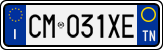 License plate of Italy, Cars (1994 year series)