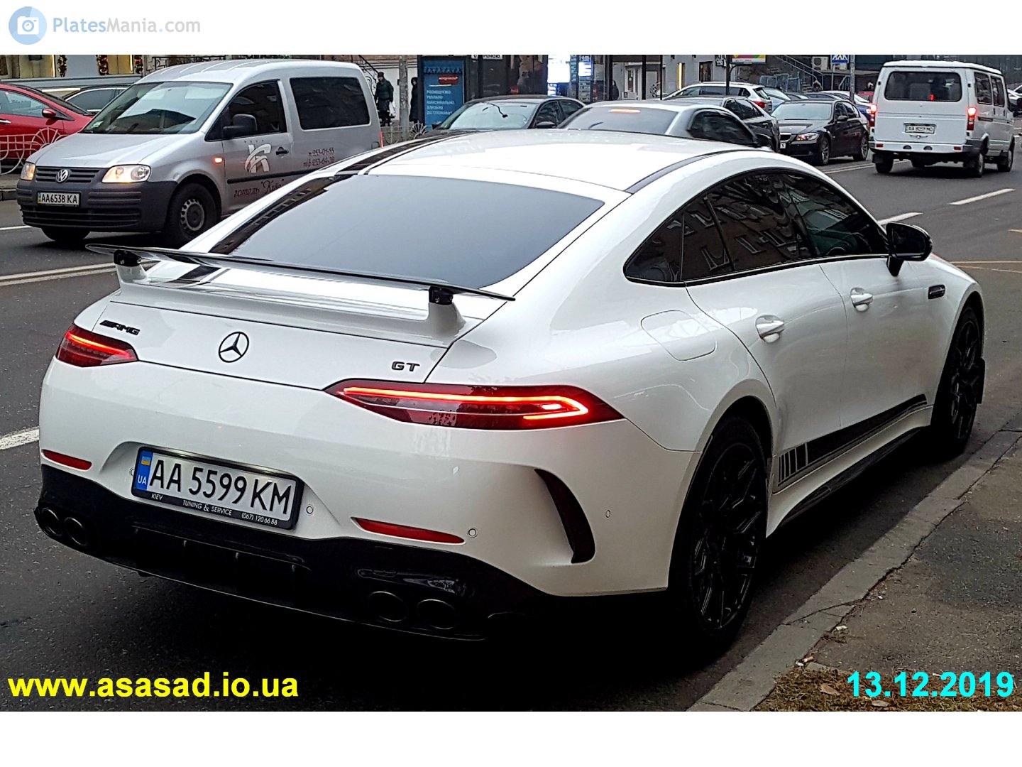 AA 5599 KM, Mercedes-Benz AMG GT 4-door Coupé 1st gen (X290), 2018–