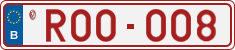 License plate of Belgium, Vanity Plates (2014)