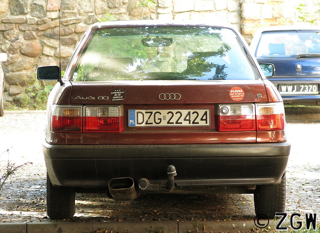 DZG 22424, Audi 80 3rd gen (B3/89), 1986–1991