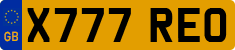 License plate of the United Kingdom, 1983 year system
