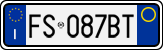 License plate of Italy, Cars (1994 year series)