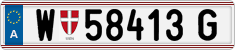 License plate of Austria, Regular plates